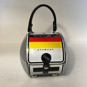 Little Earth Germany License Plate Purse Bag Container